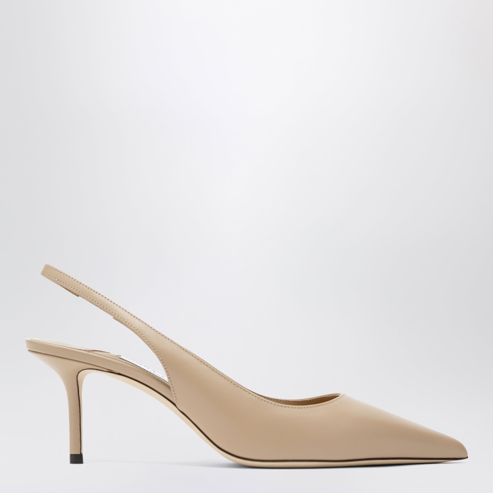 Escarpins slingback en cuir avec bride à la cheville