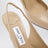 Escarpins slingback en cuir avec bride à la cheville