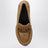 Hellkaramellfarbene Double L Loafer aus Veloursleder