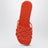 Slide Anagram Petal arancioni in pelle