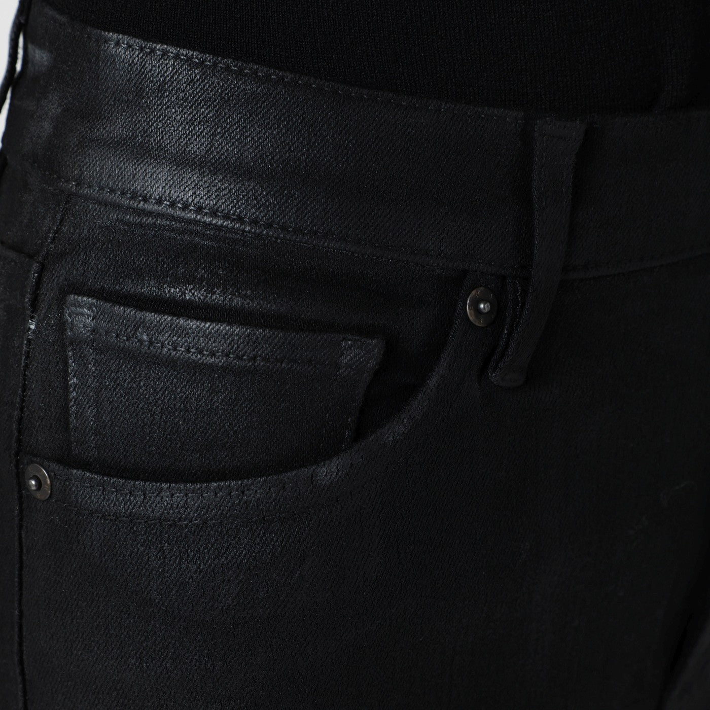 Black Le Sleek Straight trousers