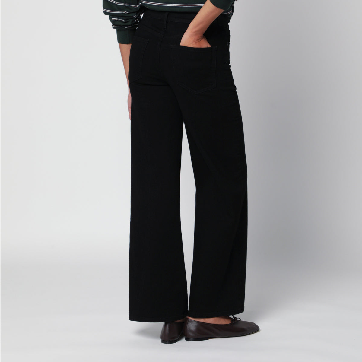 Pantalon Le Slim Palazzo noir