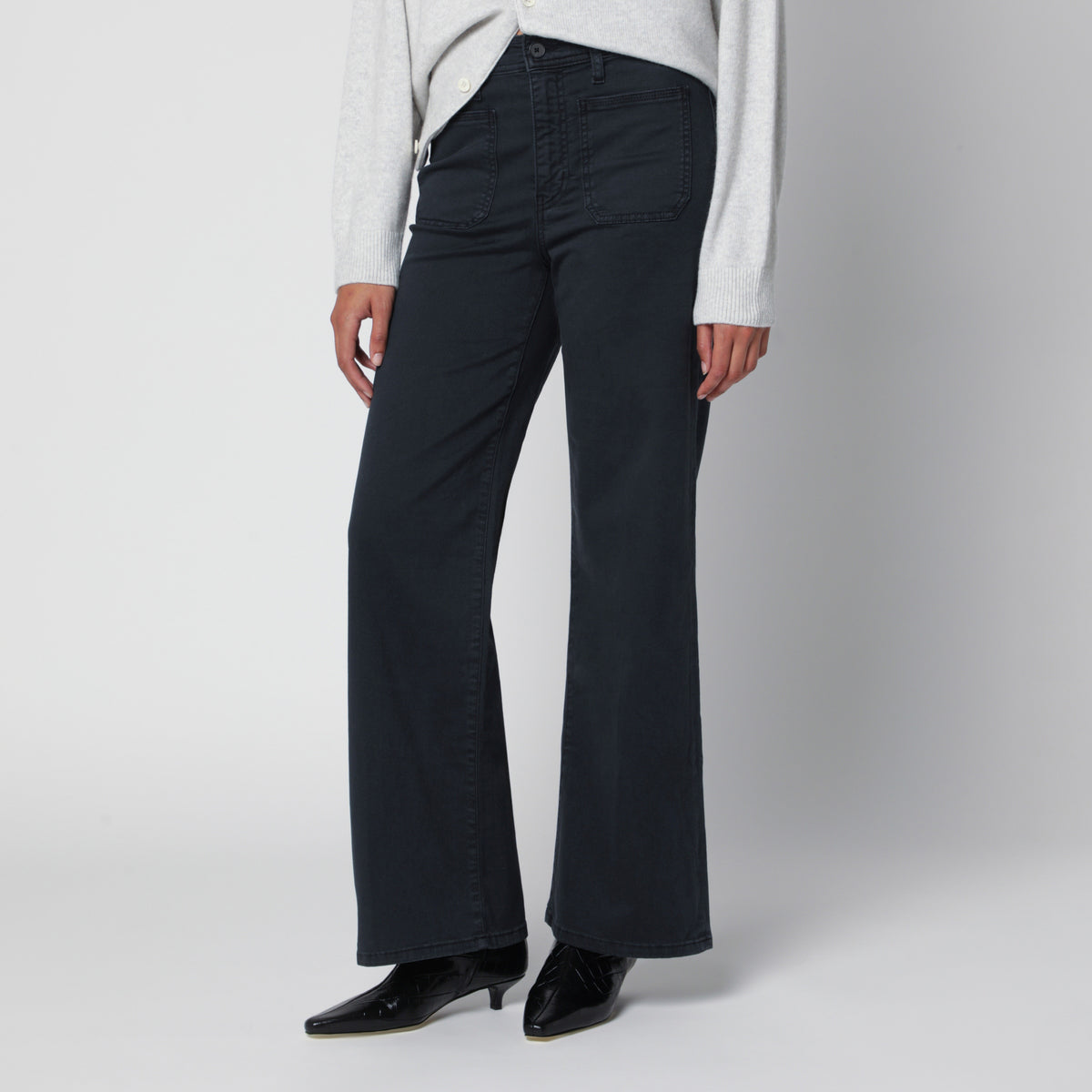 Pantalon Le Slim Palazzo Harbor Pocket bleu marine