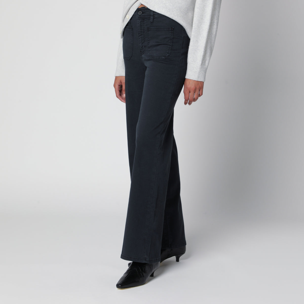 Pantalon Le Slim Palazzo Harbor Pocket bleu marine