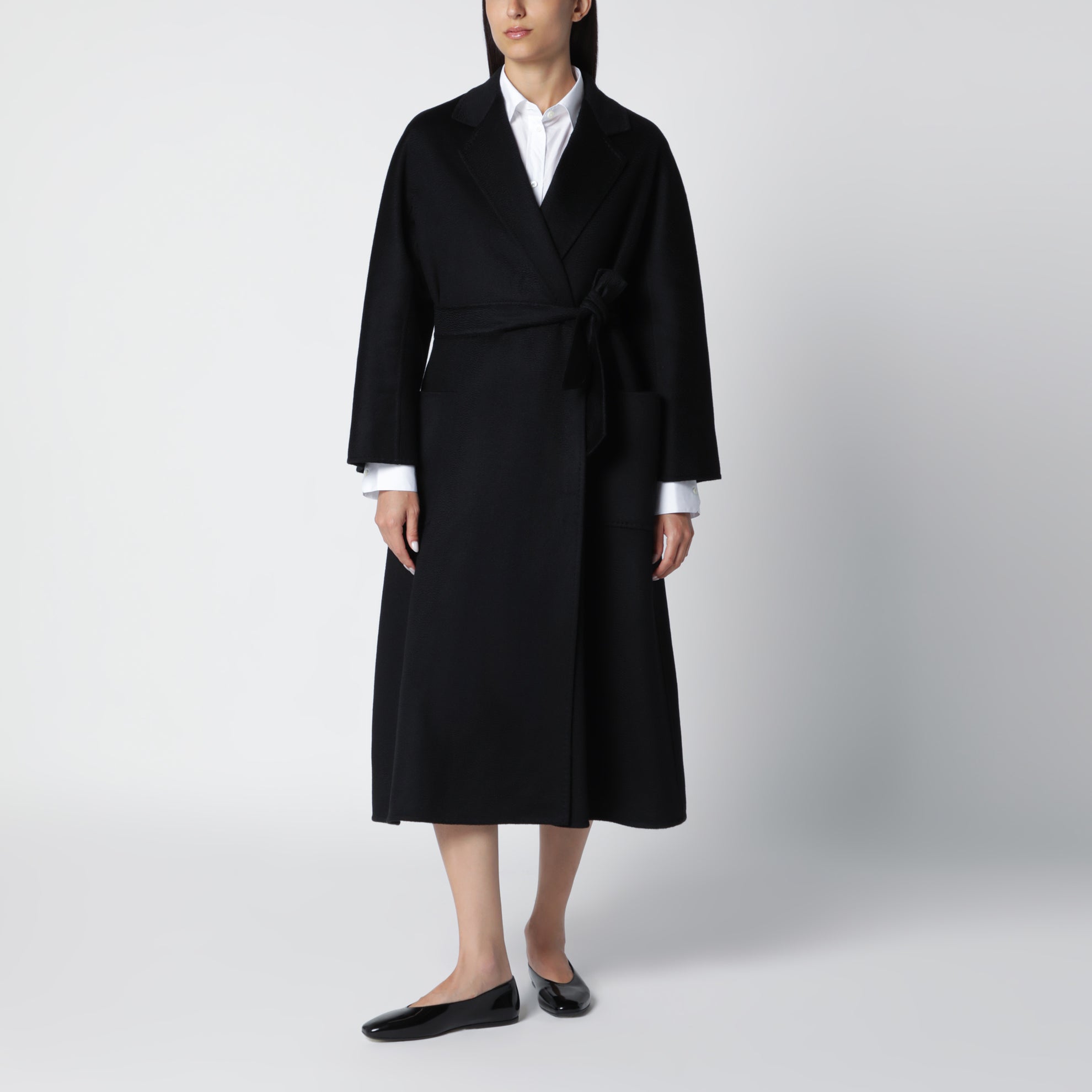 Ludmilla Icon Coat nero in cashmere