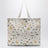 Cotton maxi tote bag with little animals