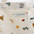 Cotton maxi tote bag with little animals