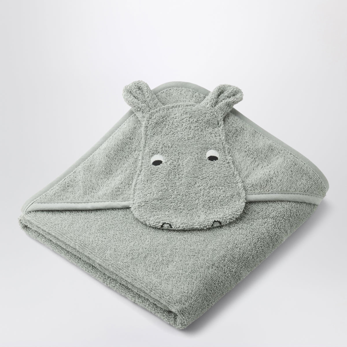 Asciugamano Albert con cappuccio ippopotamo