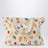 Große beige Tote Bag aus Baumwolle mit Fruits Print