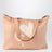 Große rosa Tote Bag aus Baumwolle