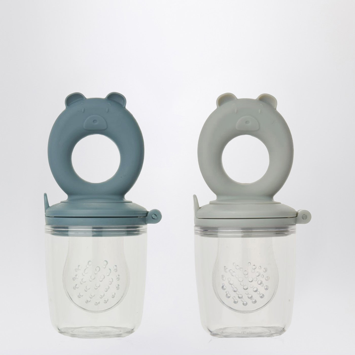 Set of two Miranda food containers in blue/grey