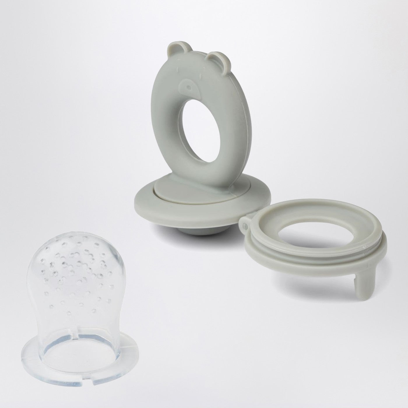 Set of two Miranda food containers in blue/grey