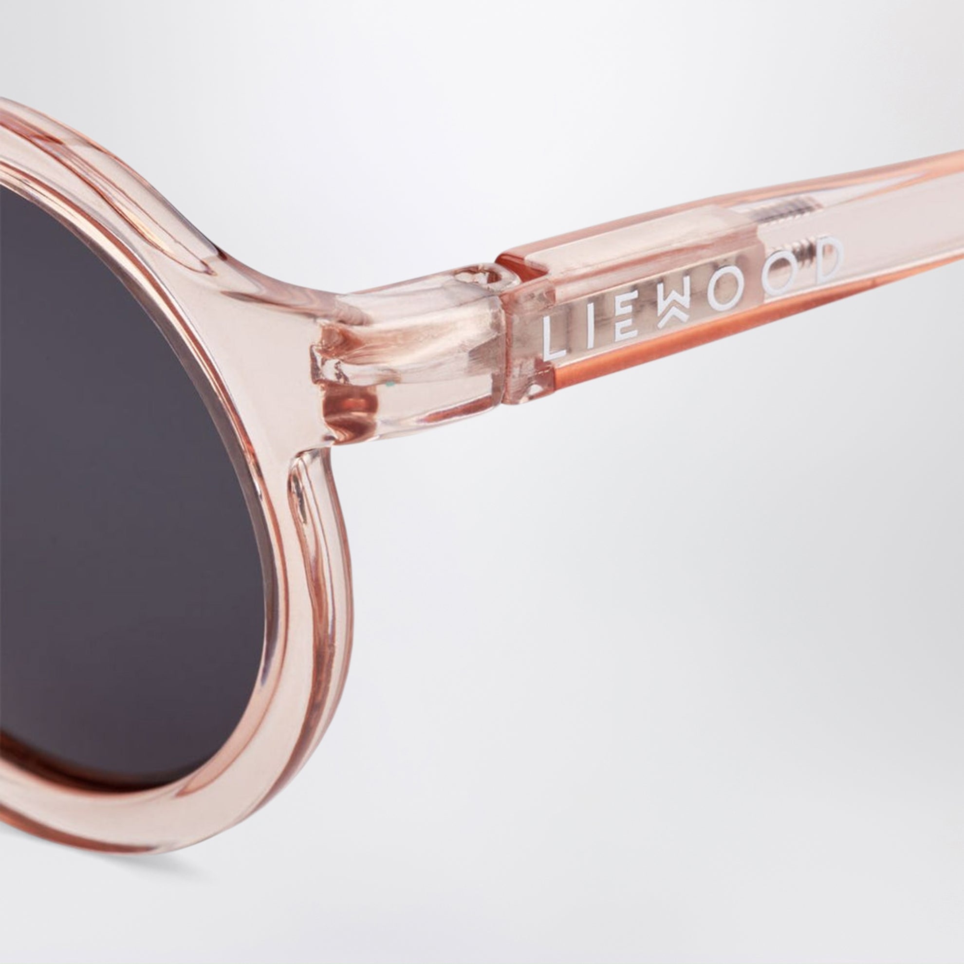 Occhiali da sole rotondi Darla trasparenti rosa