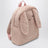 Rosa Rucksack in Hasenform aus Plüsch