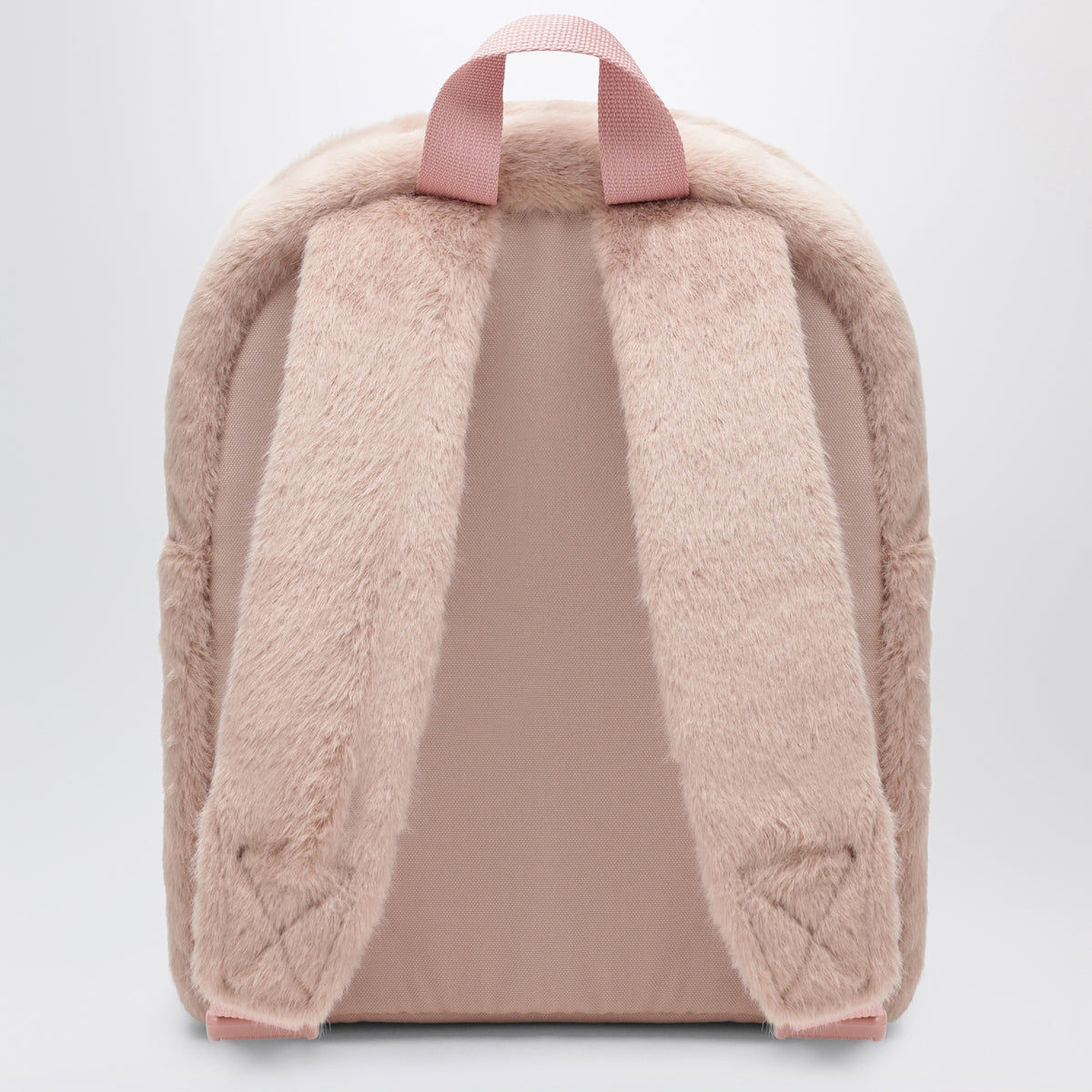 Rosa Rucksack in Hasenform aus Plüsch