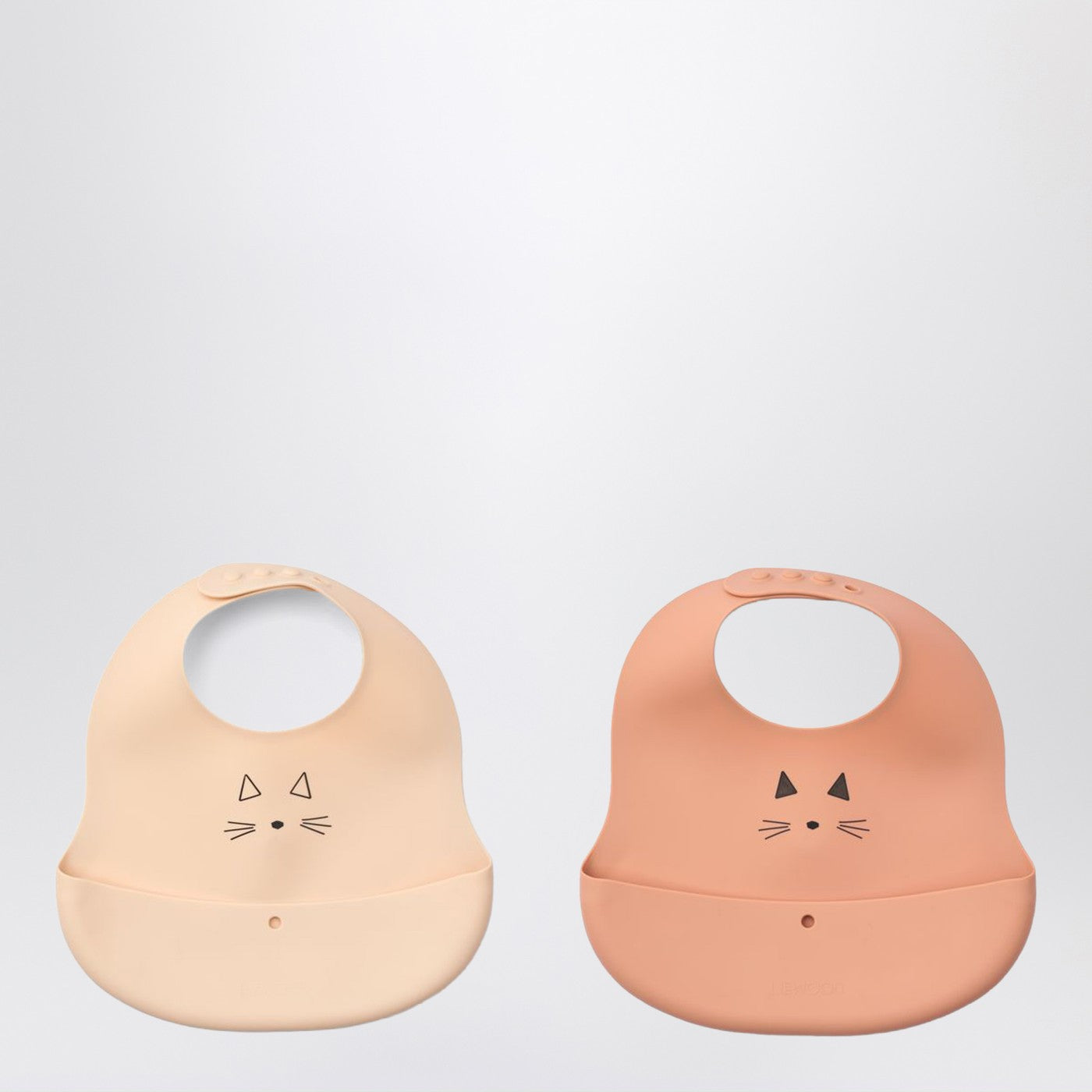 Set de deux bavoirs Ember roses