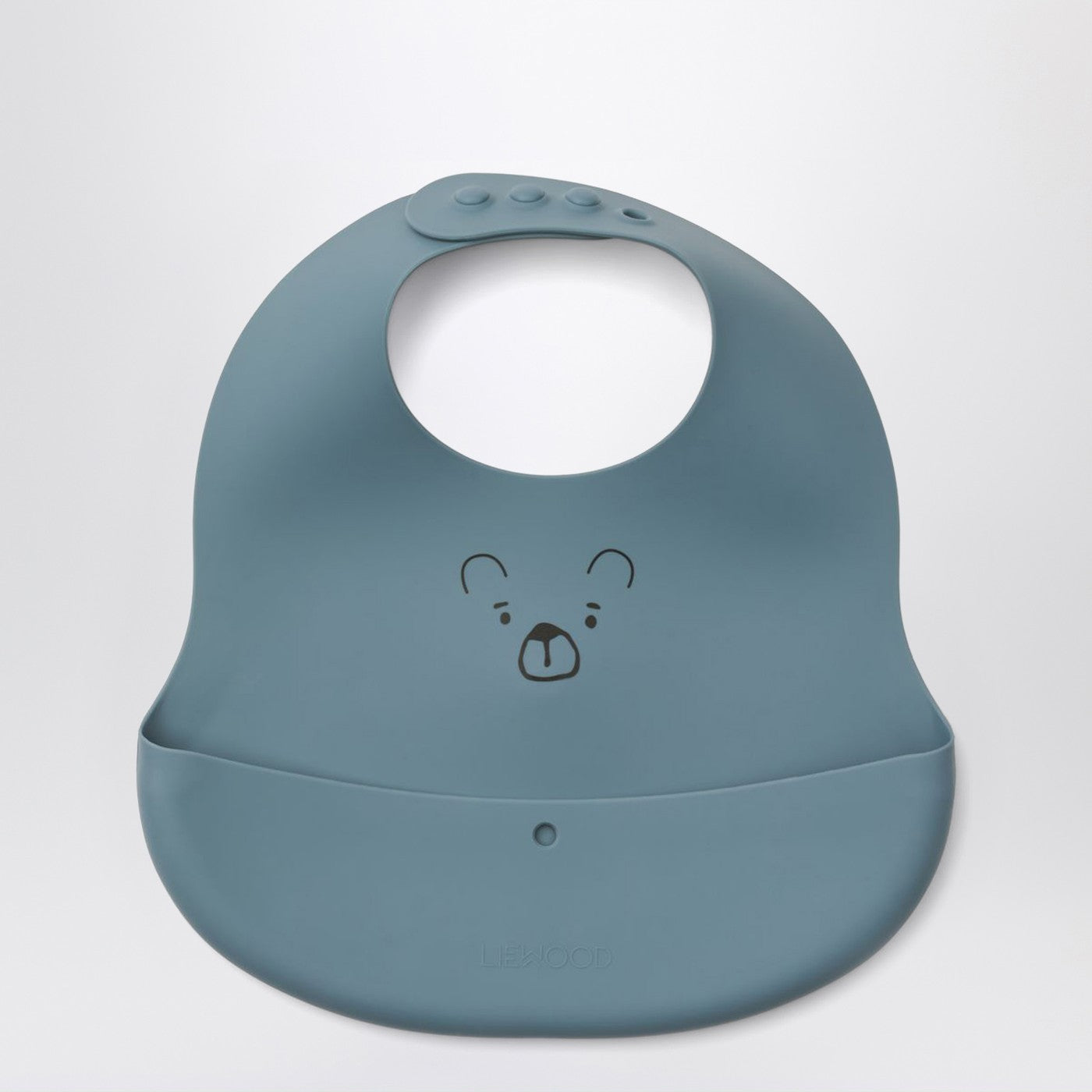 Set di due bavaglini Ember blu/grigio