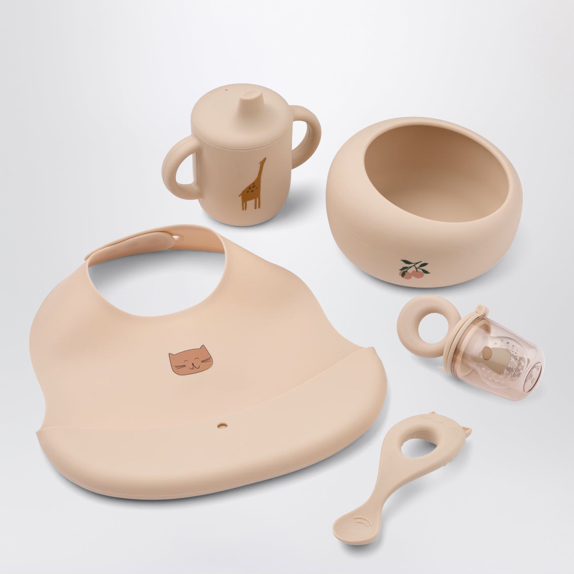 Set per lo svezzamento Mileah rosa