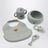 Set repas Mileah bleu en silicone