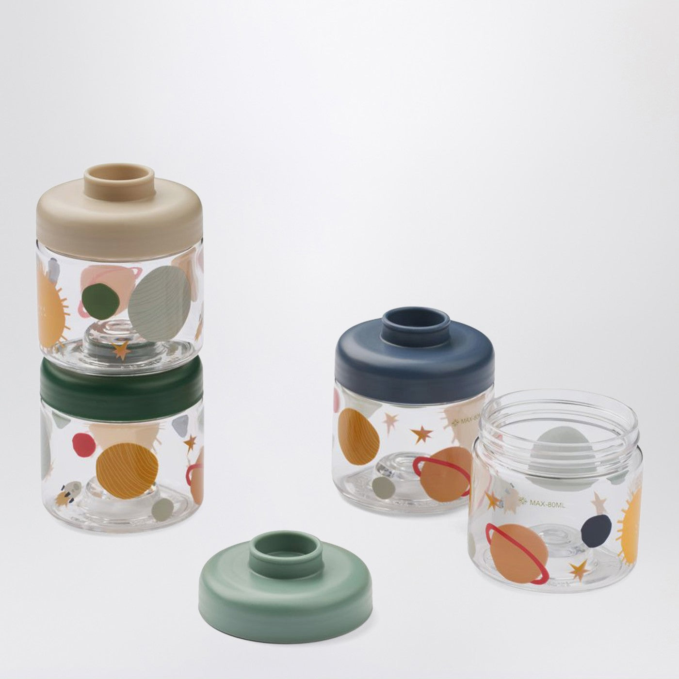 Set of four Dominique food containers