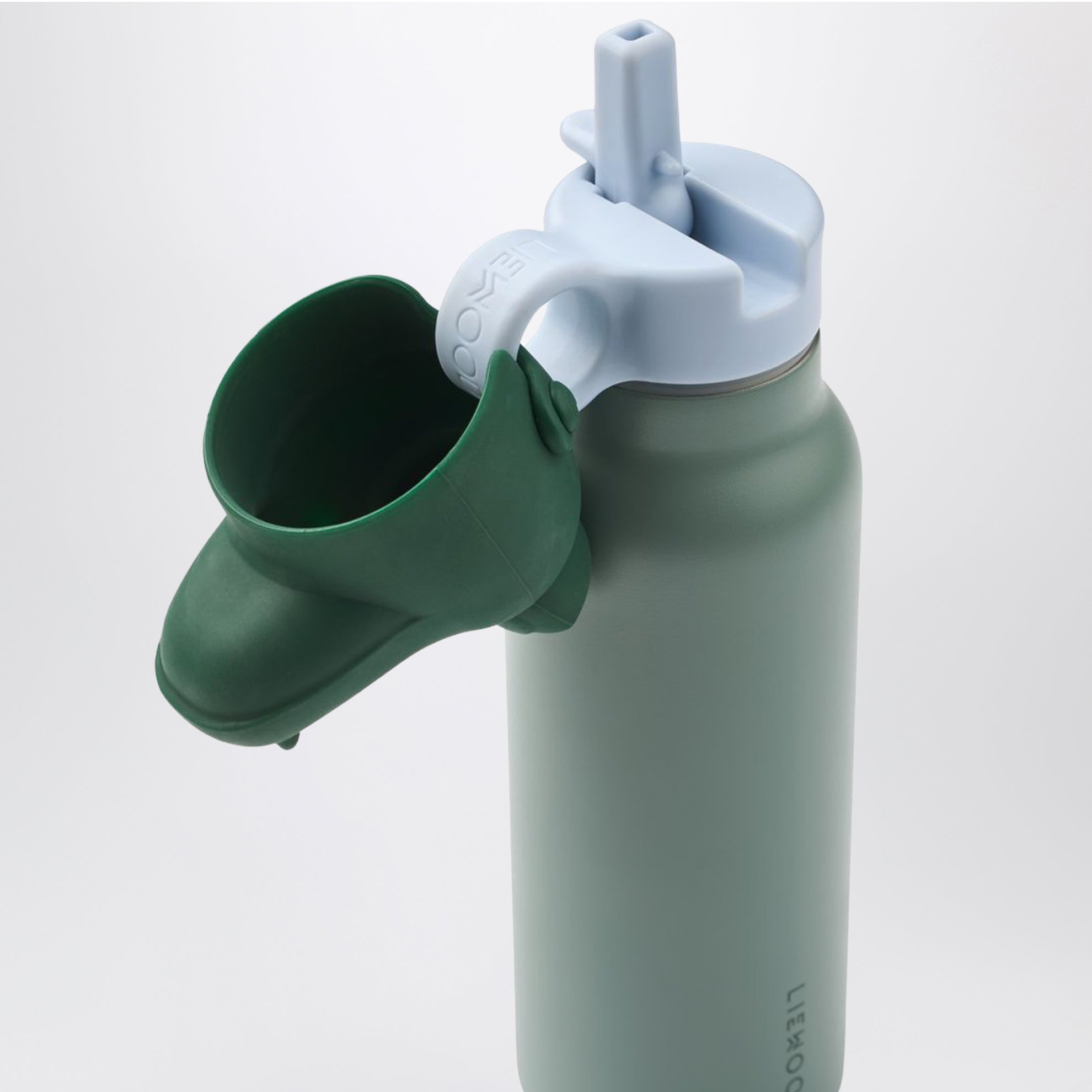 Borraccia termica Falk verde con coperchio coccodrillo 
