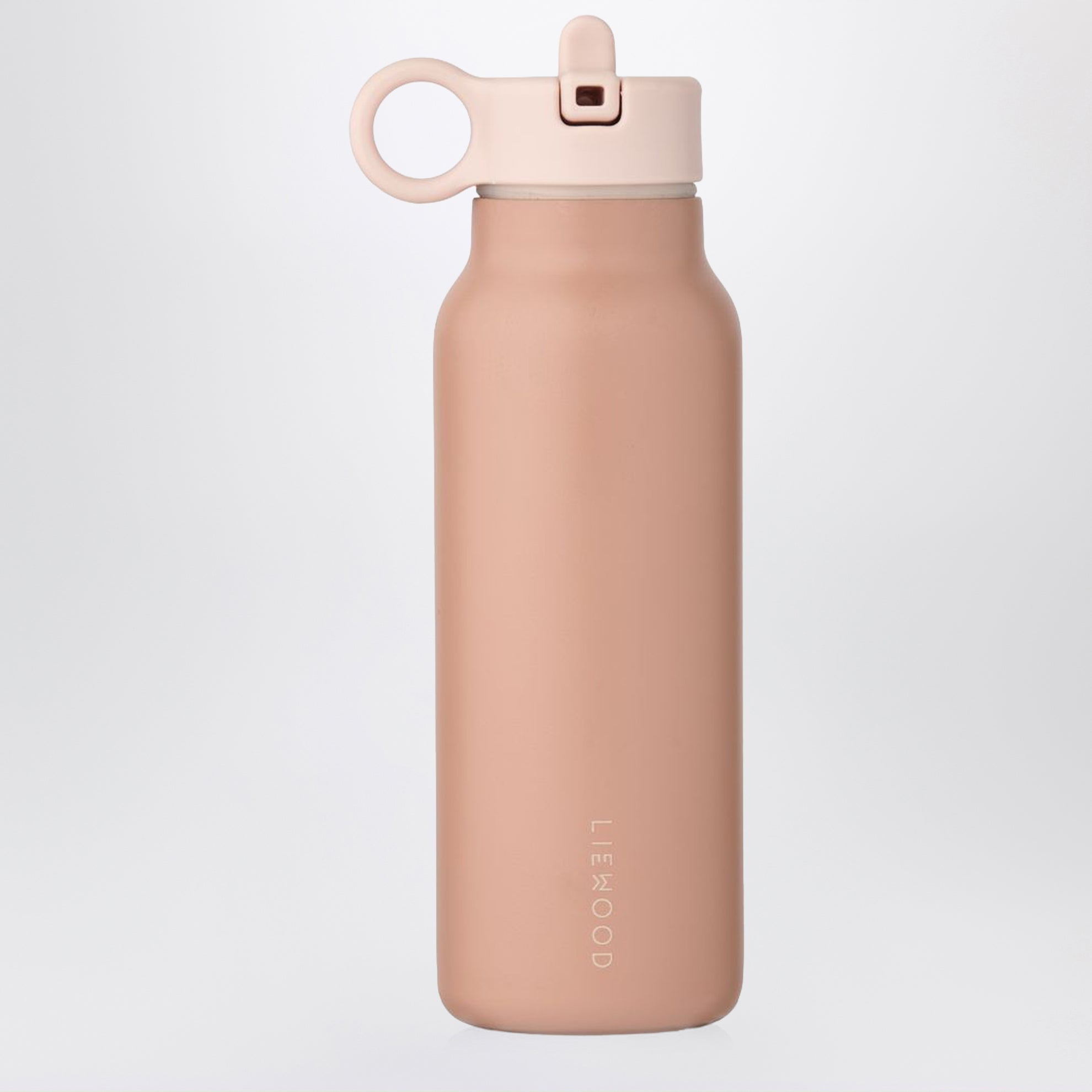 Gourde isotherme Falk rose avec bouchon lapin