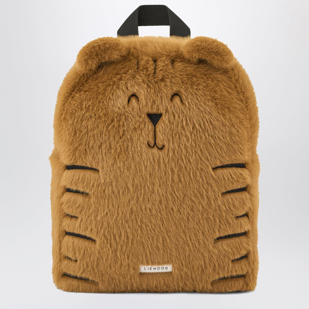 Karamellfarbener Denise Tiger Plüschrucksack