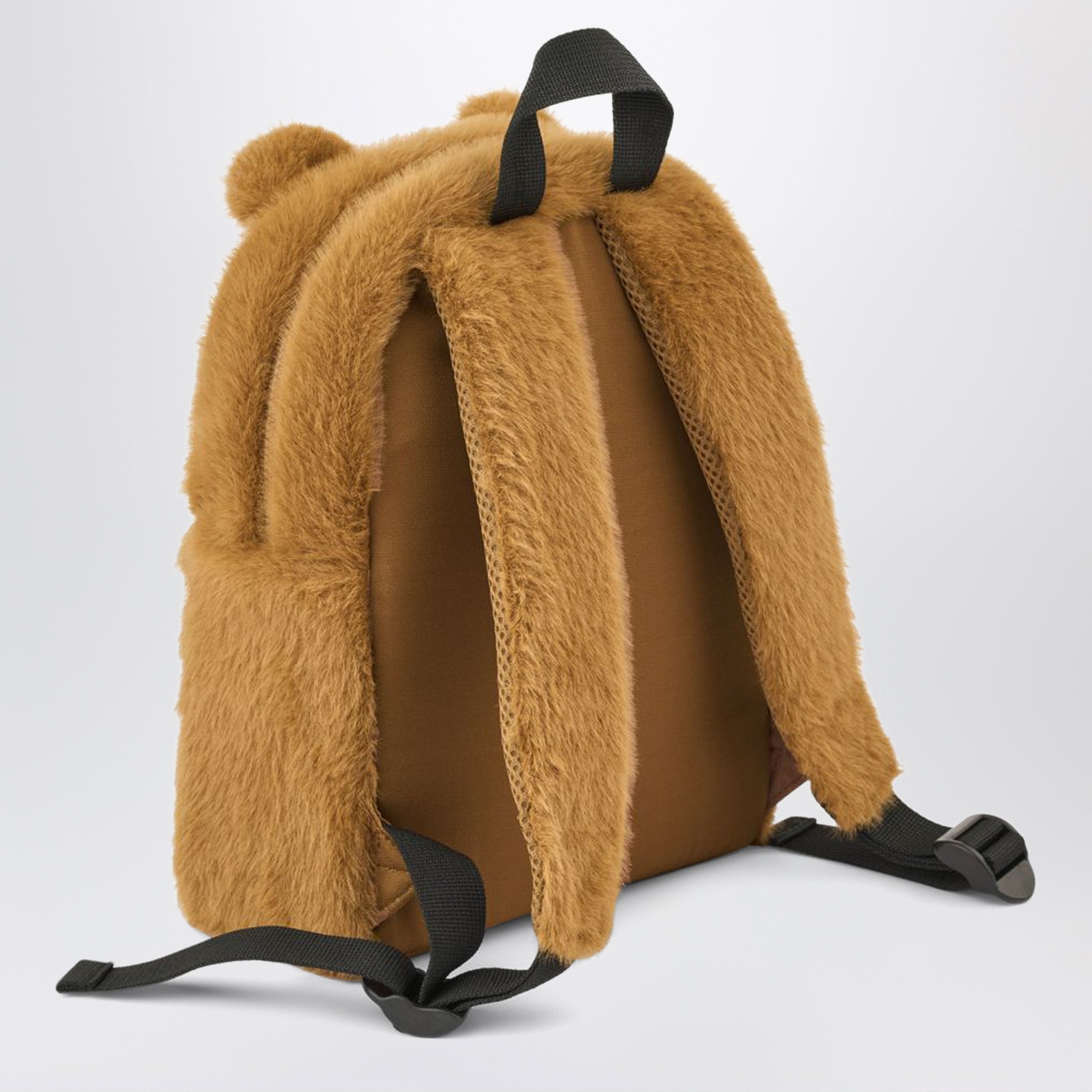 Karamellfarbener Denise Tiger Plüschrucksack