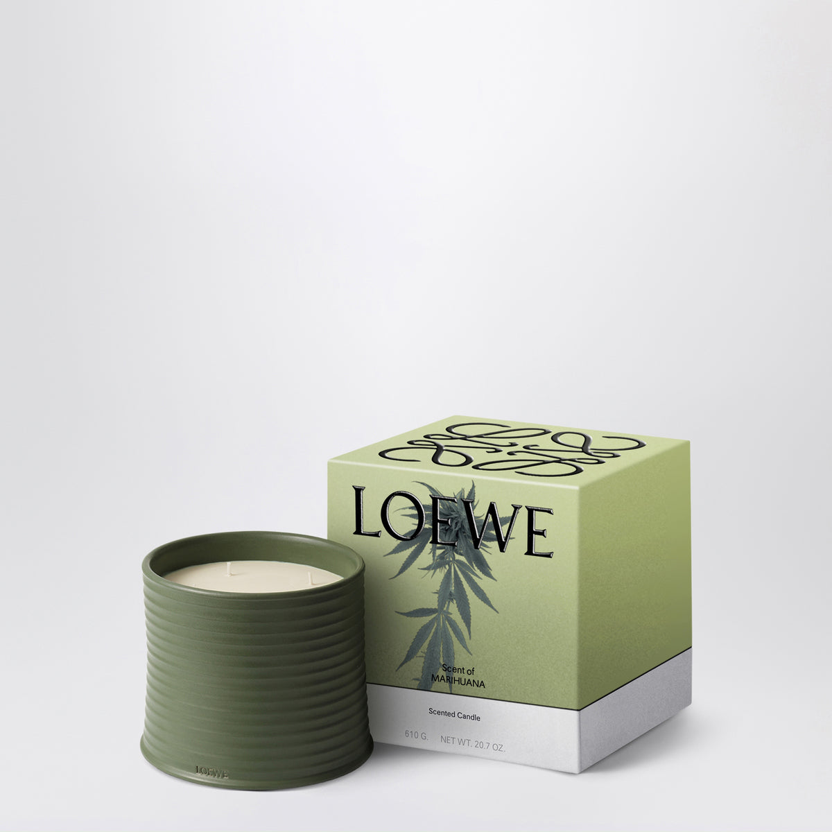 Medium marijuana-scented candle