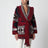 Cardigan Icon jacquard in navy blue cashmere