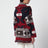 Cardigan Icon jacquard in navy blue cashmere