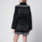 Cardigan jacquard Bandana noir