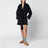 Echoes of the Bandana navy blue wool cardigan