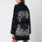Echoes of the Bandana navy blue wool cardigan