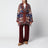 Amazing Journey Cardigan aus blauer Schurwolle