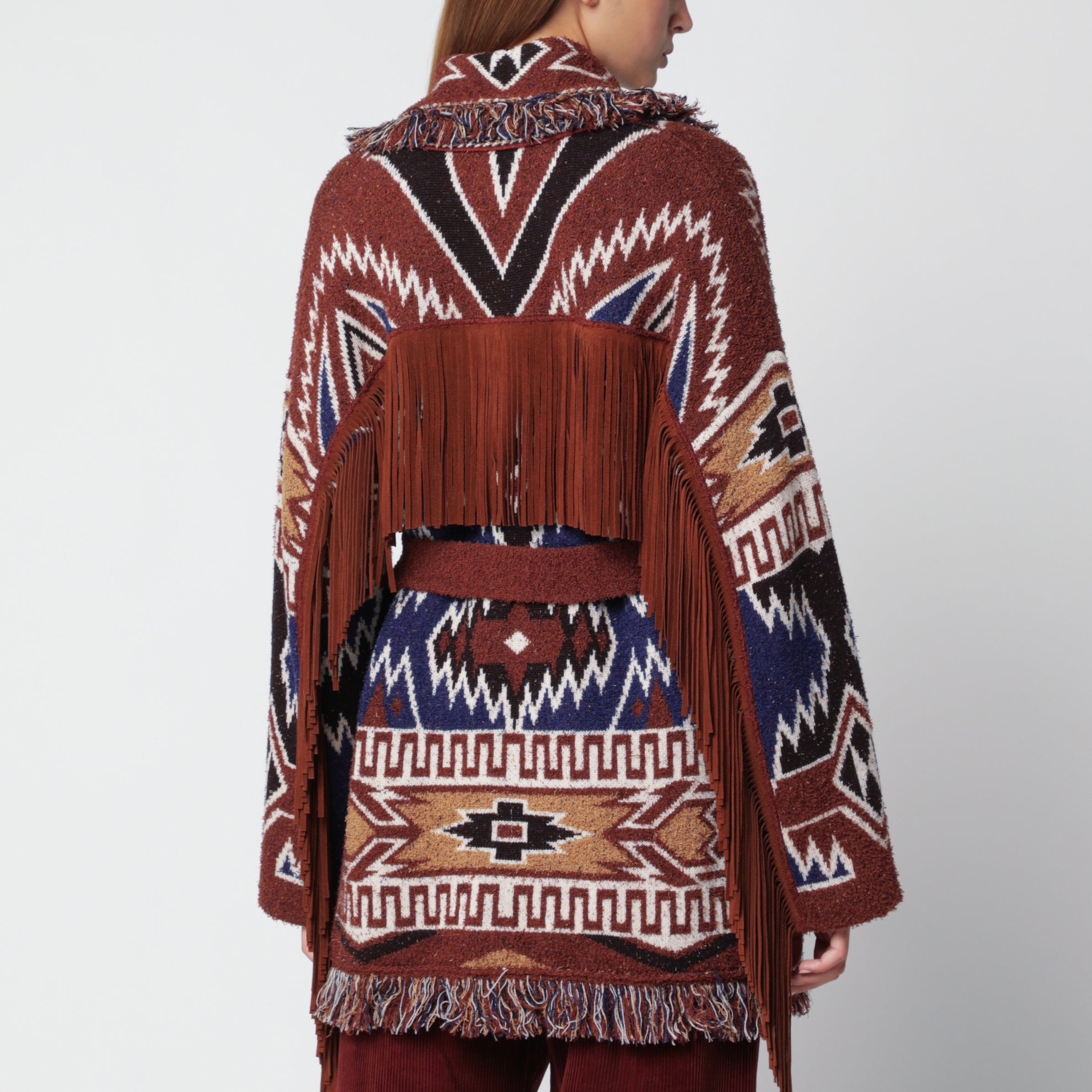 Amazing Journey blue virgin wool cardigan