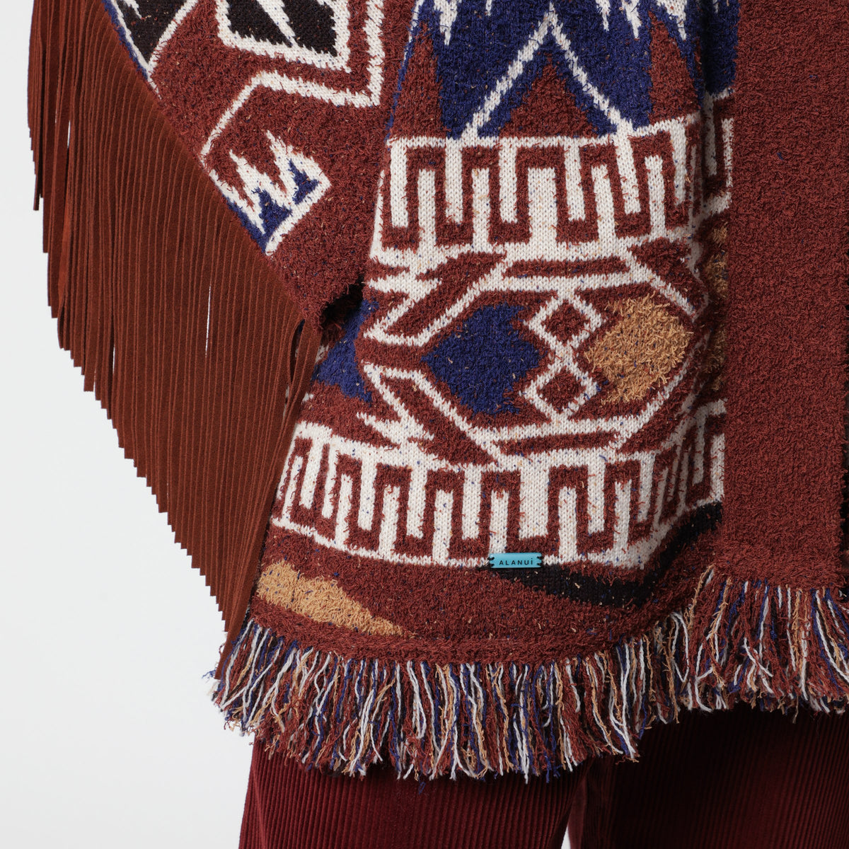 Amazing Journey blue virgin wool cardigan