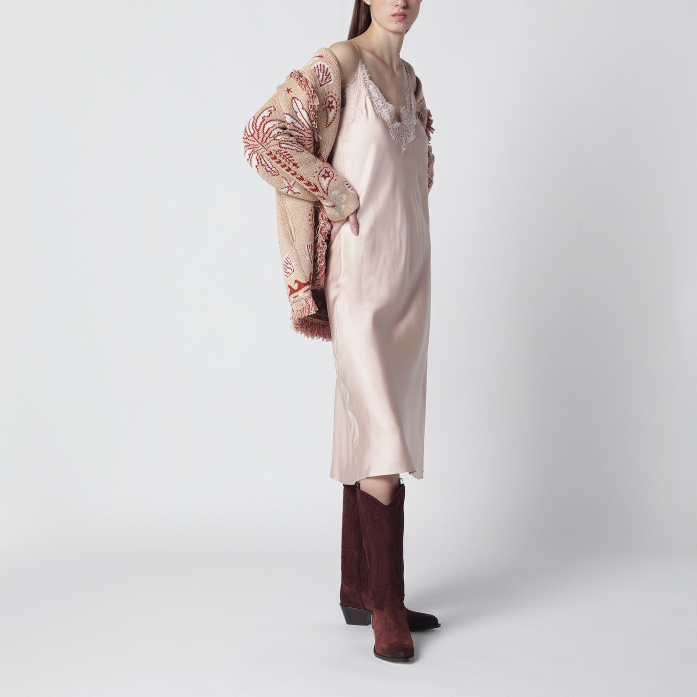 Cardigan Echoes Of The Island coloris sable