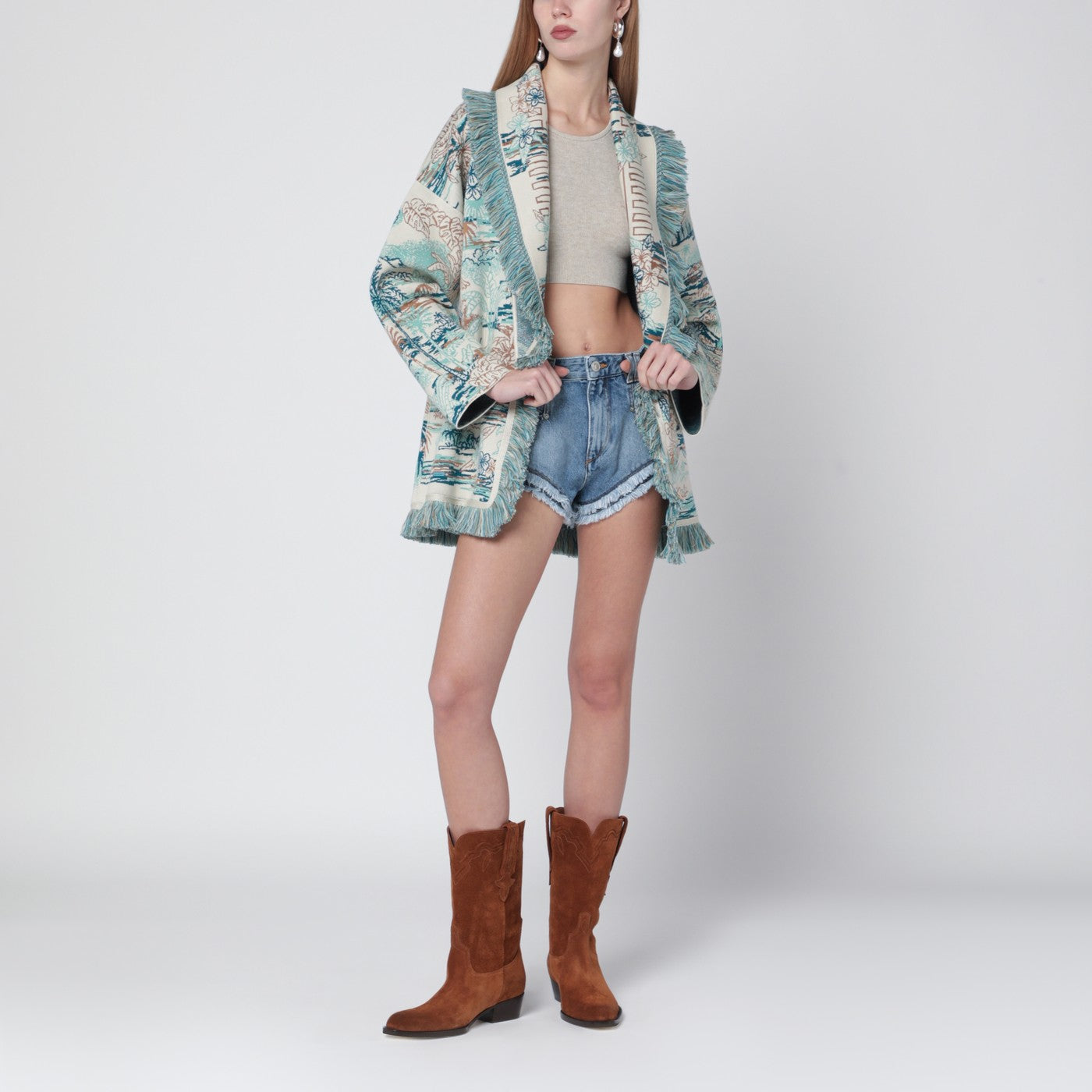 Lost In The Blue multicolour cardigan