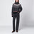 Grauer Rollkragenpullover mit Fair-Isle-Muster