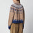 Dolcevita Sweet Winter beige e blu in lana