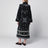 Cardigan long jacquard Bandana noir