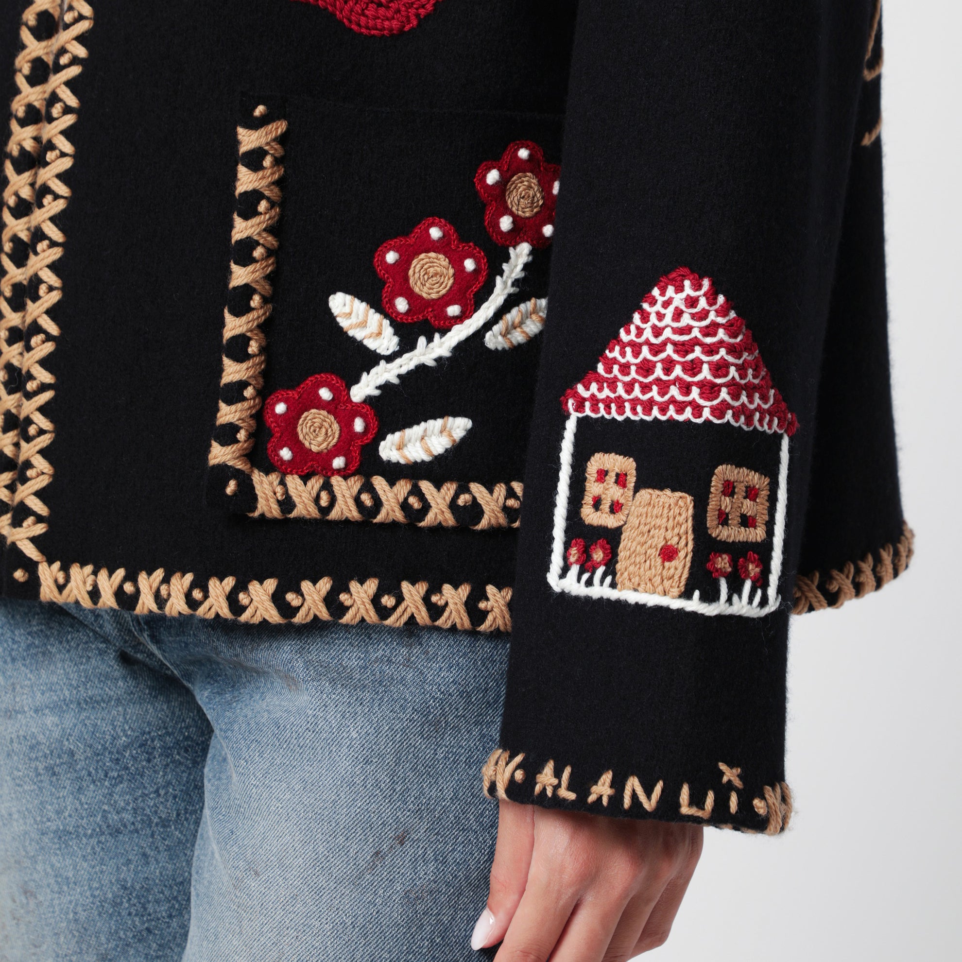 Remember Me black virgin wool jacket