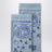 Dust blue cotton-blend bandana-pattern socks
