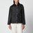 Navy blue waxed cotton jacket