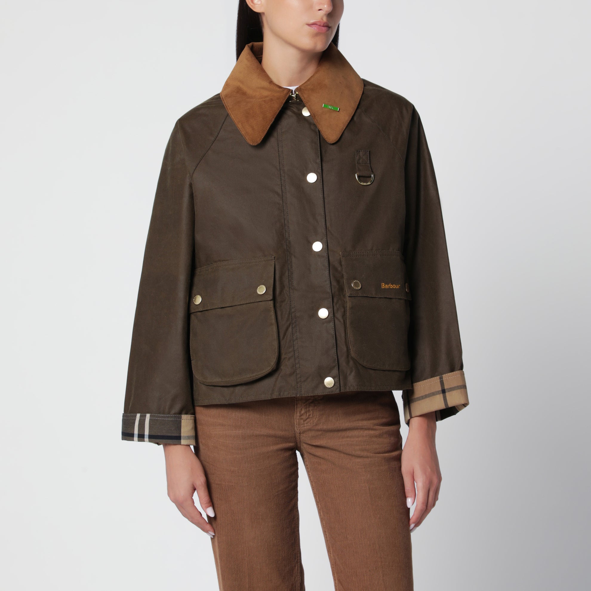 Hazelnut brown waxed cotton jacket