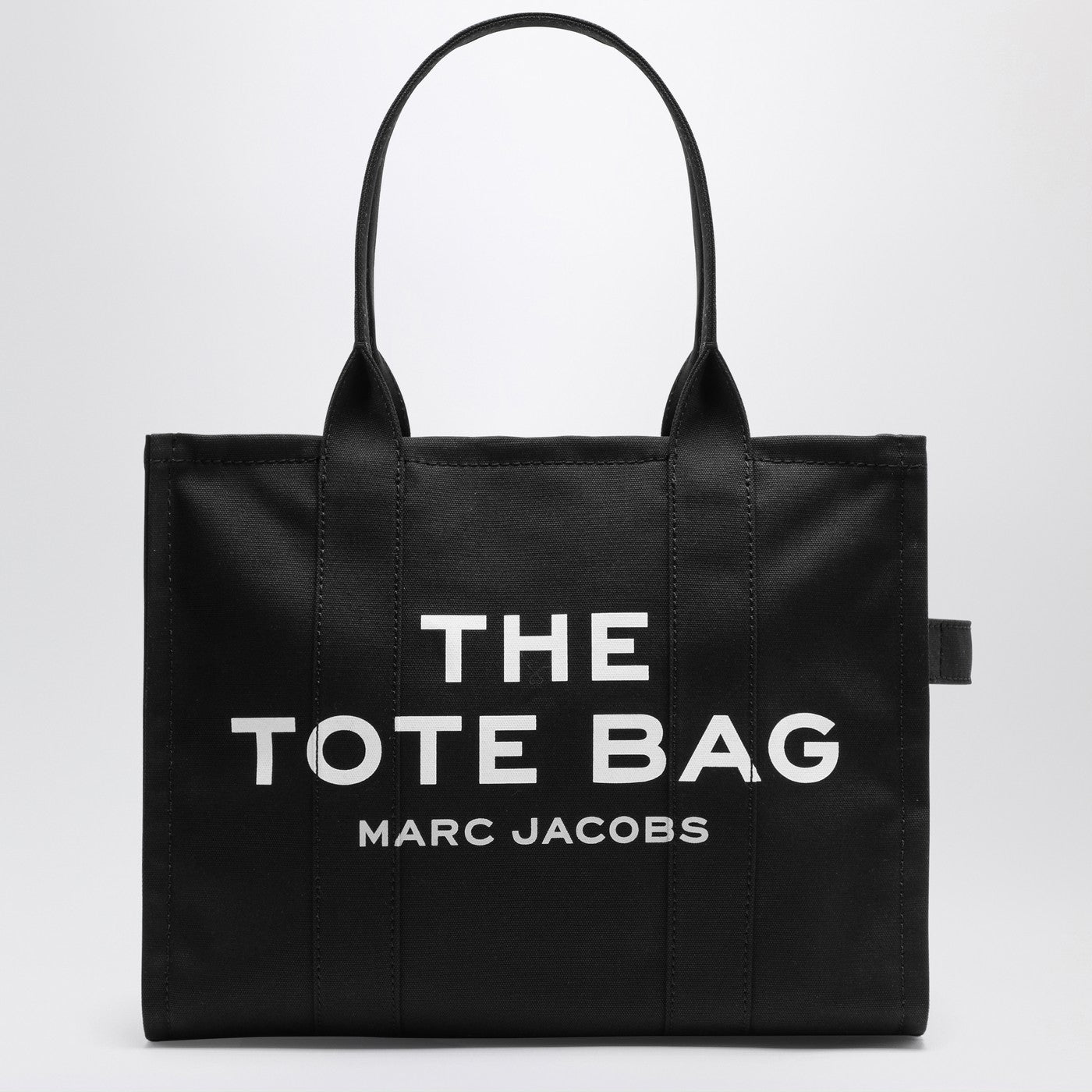 Black canvas large Tote Bag