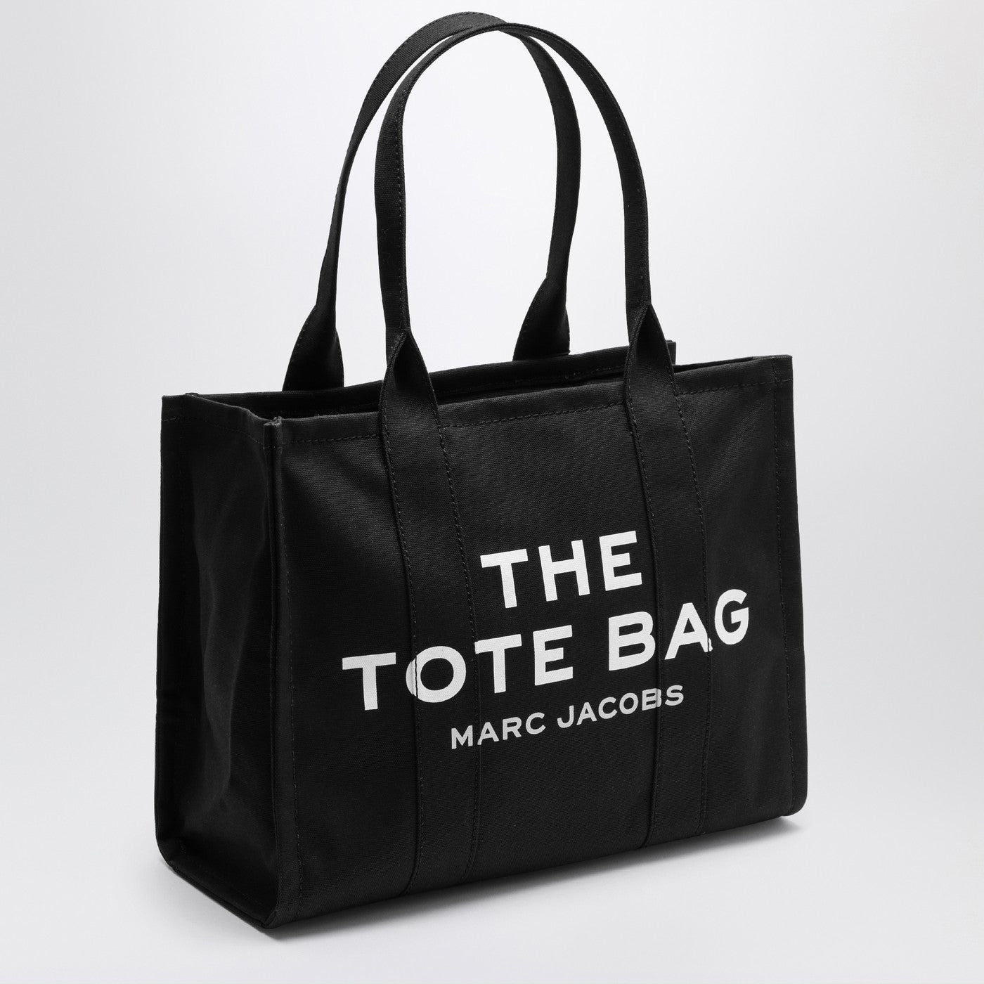 Black canvas large Tote Bag