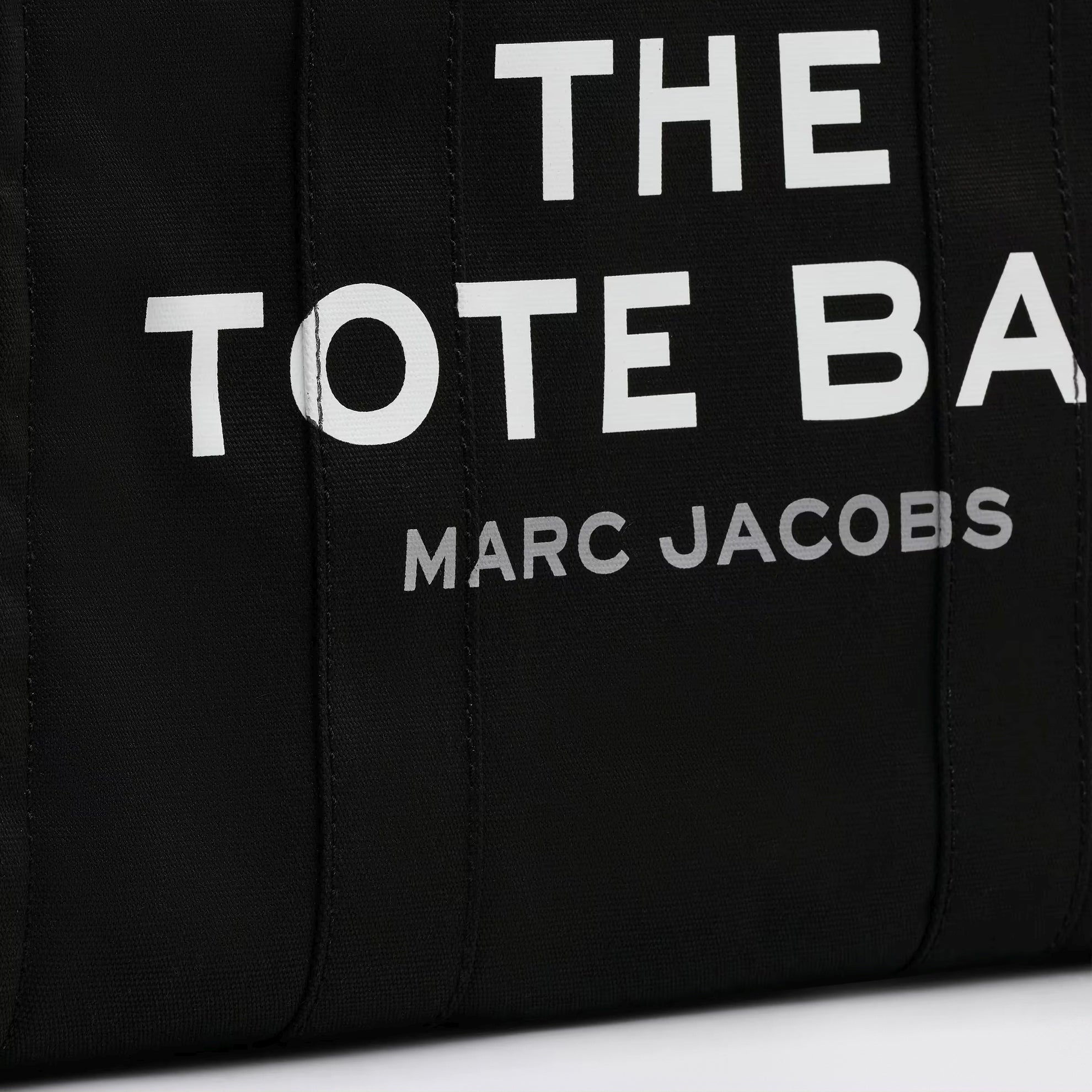 Black canvas large Tote Bag