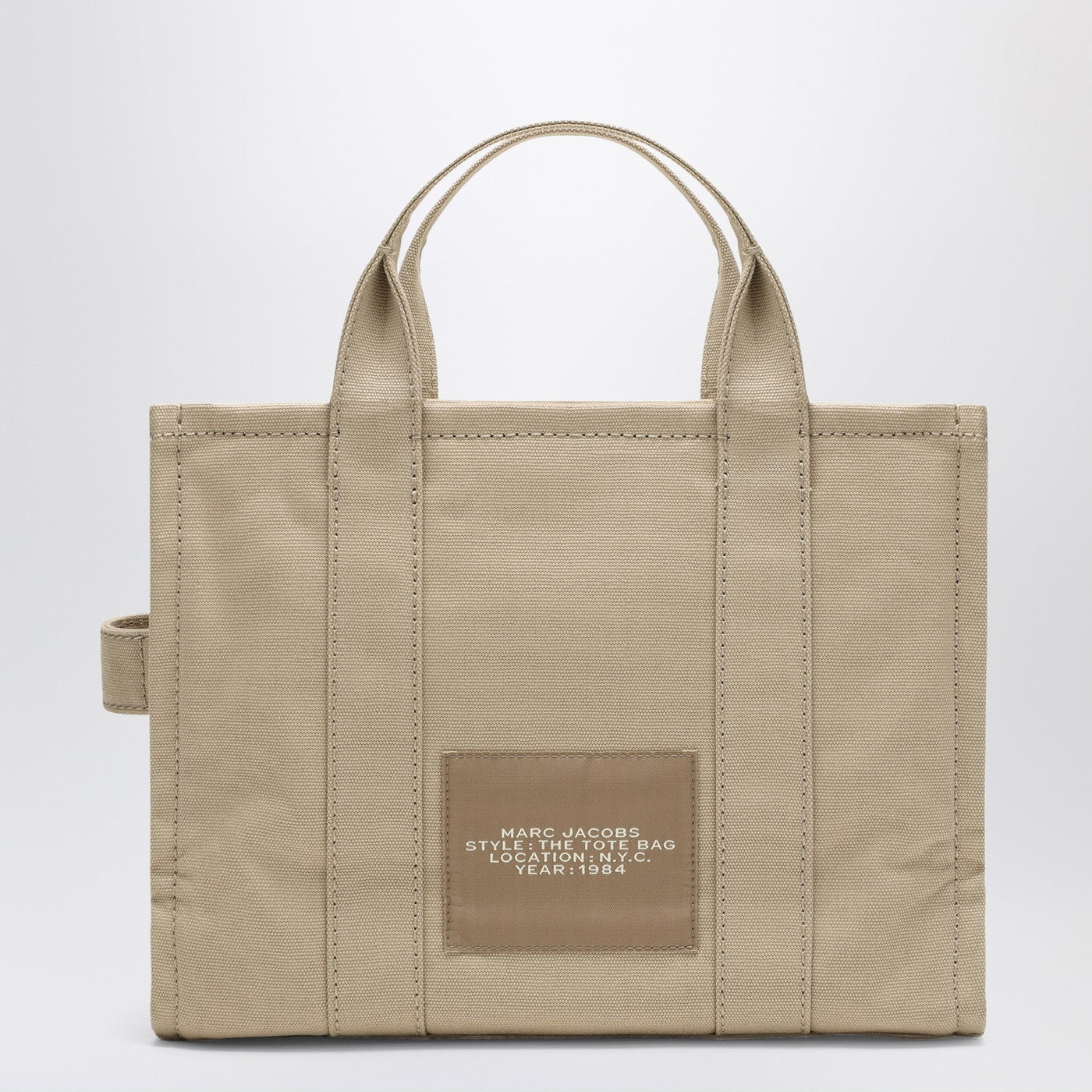 The Medium Tote Bag in beige canvas